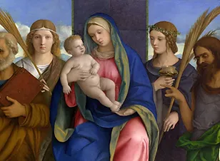 Madonna and child with saints